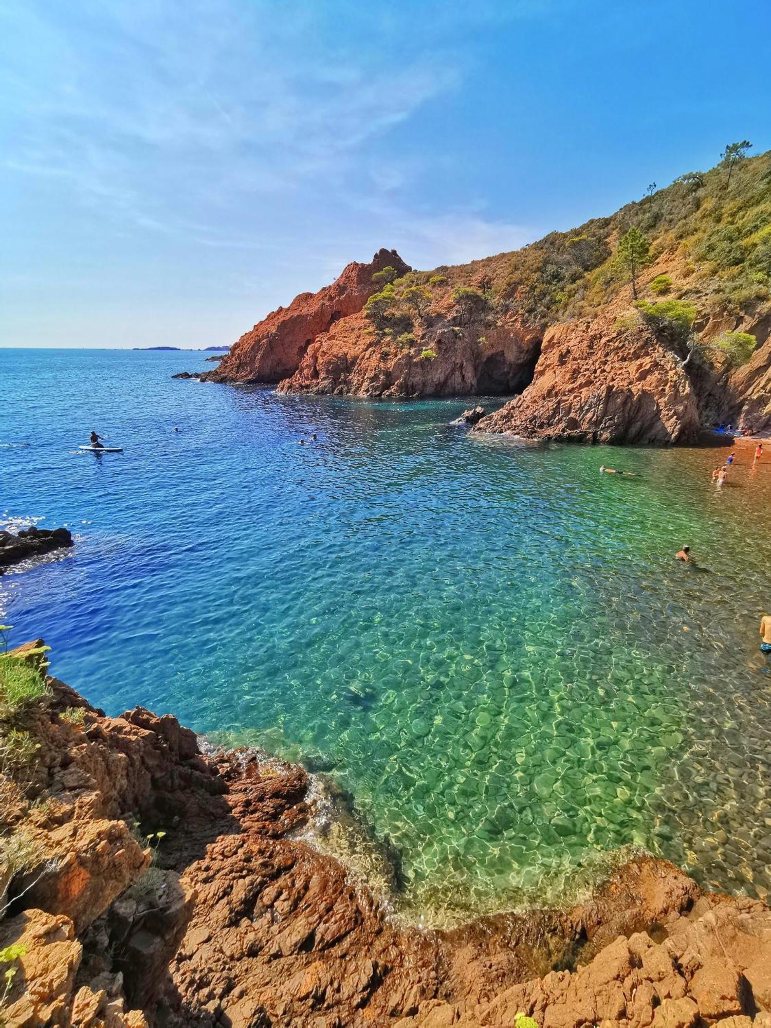 Petit Paradis Vue Mer- Plage Et Calanques A 3 Mn Saint-Raphaël Extérieur photo